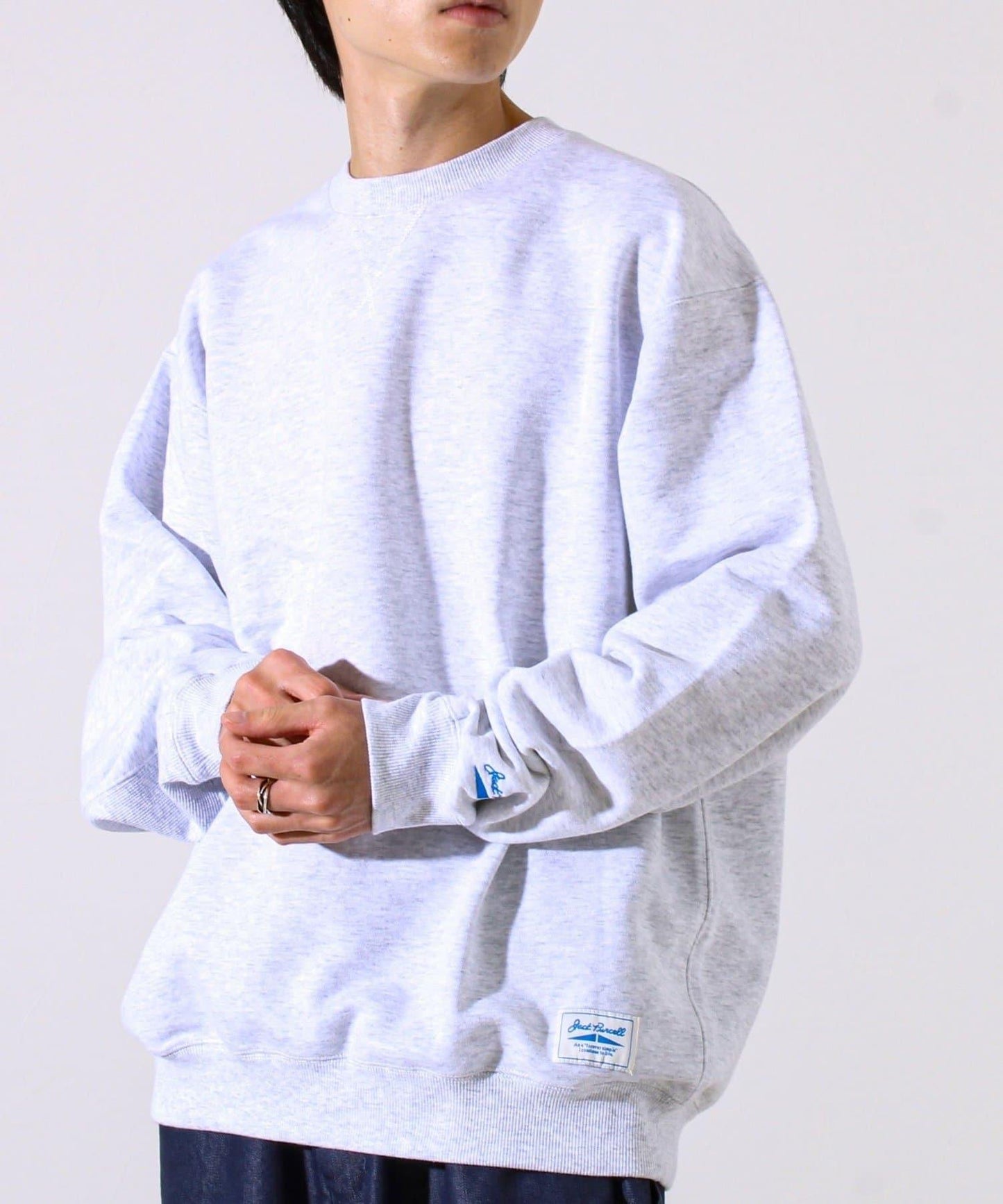 【JACKPURCELL/ジャックパーセル】精梳棉毛圈圓領套頭衫