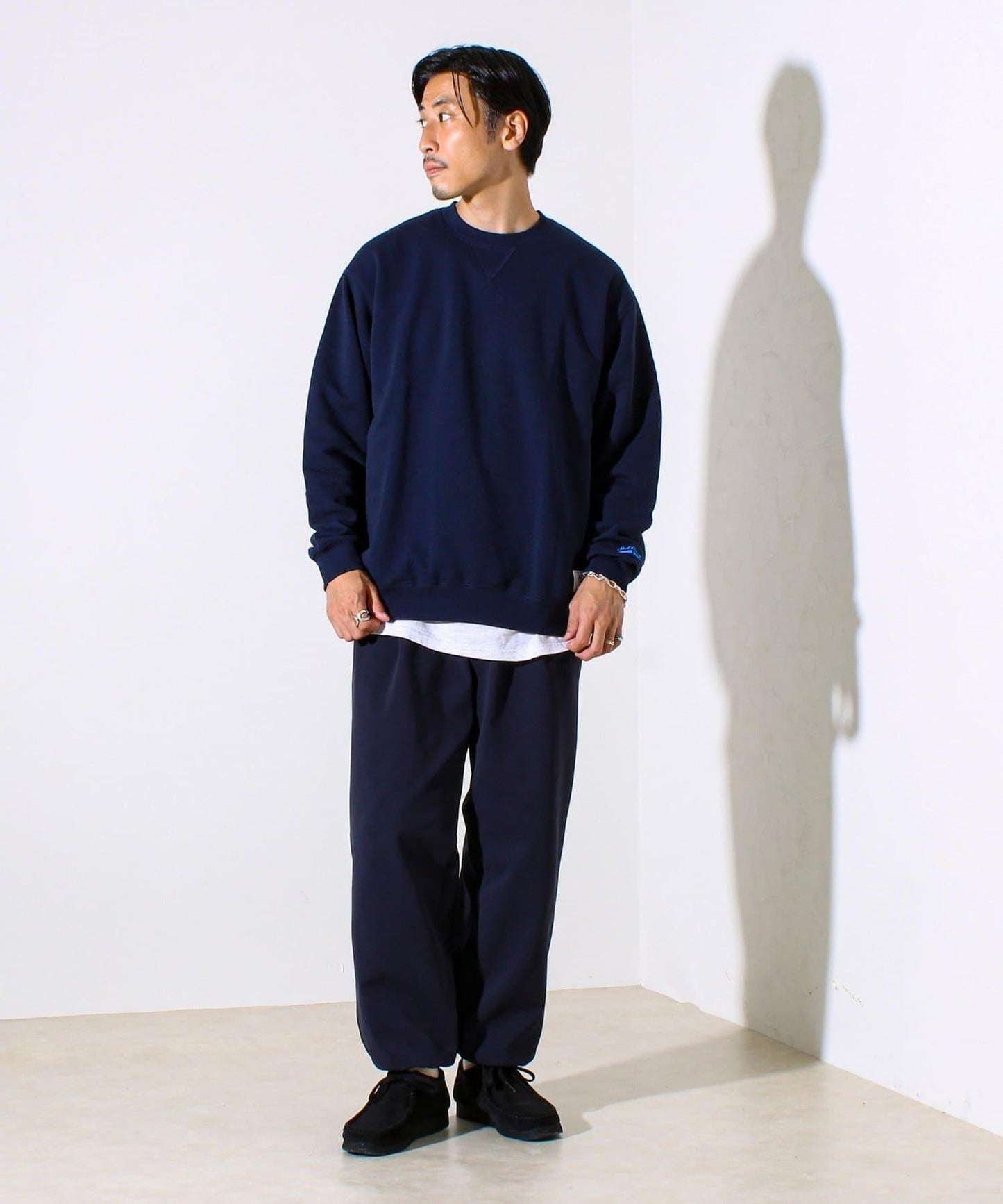 【JACKPURCELL/ジャックパーセル】精梳棉毛圈圓領套頭衫