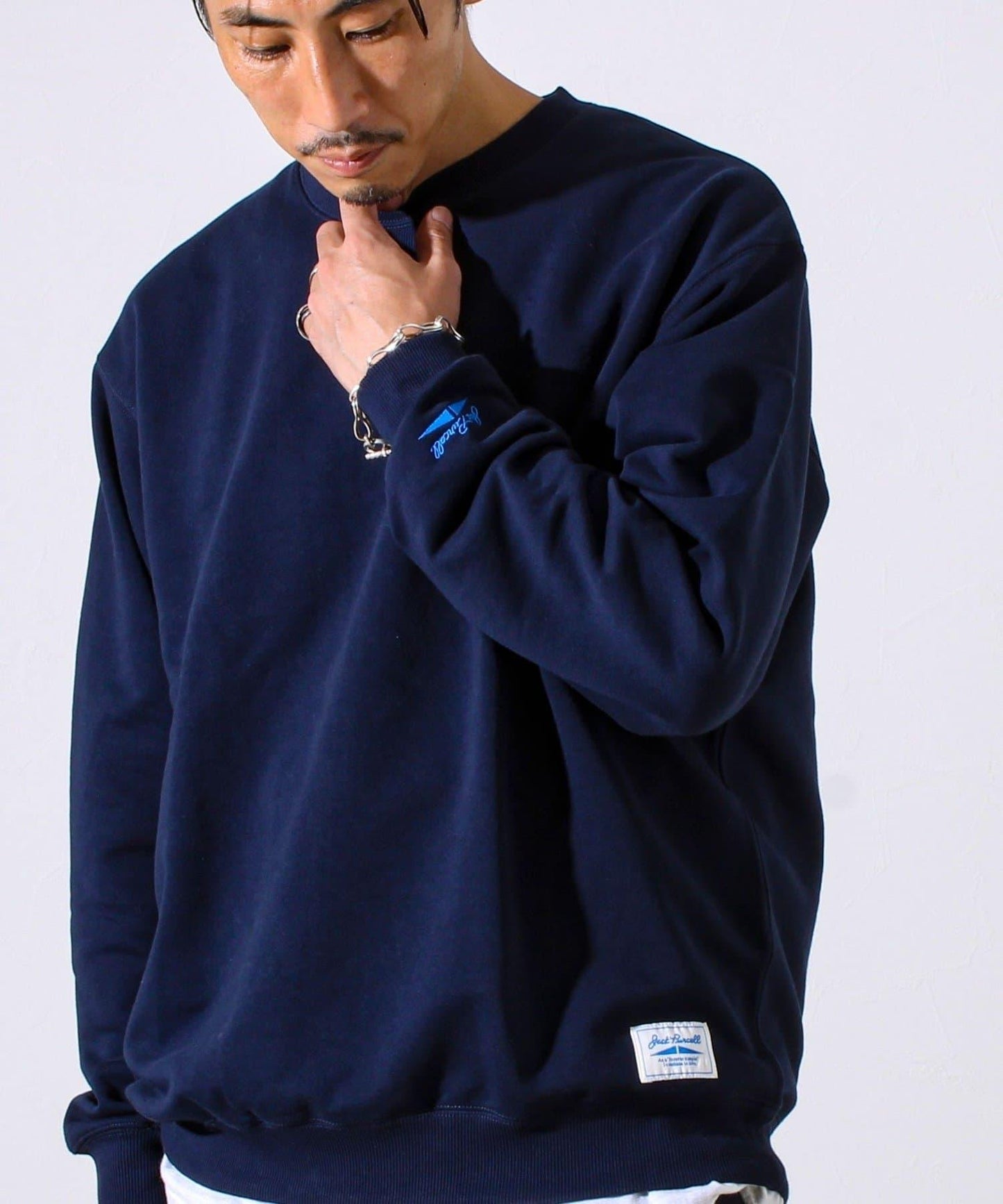 【JACKPURCELL/ジャックパーセル】精梳棉毛圈圓領套頭衫