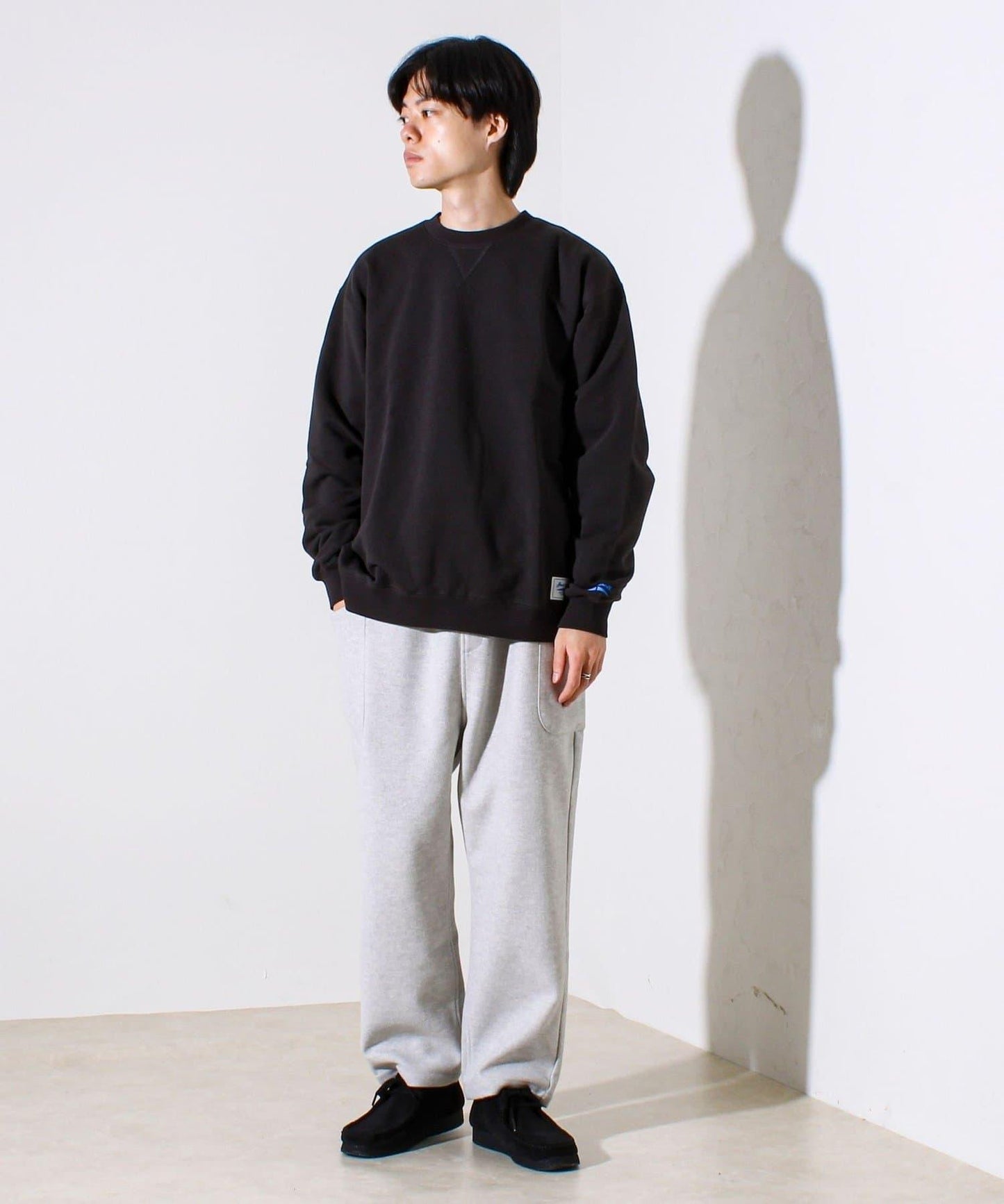 【JACKPURCELL/ジャックパーセル】精梳棉毛圈圓領套頭衫