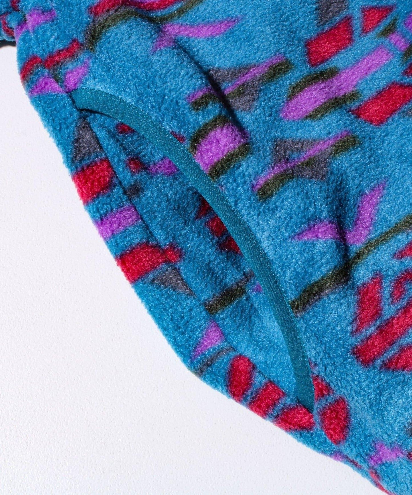 【DISCUS】男女同款拼色滾邊半拉鍊套頭衫