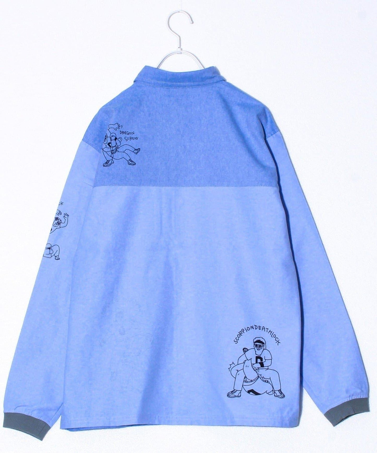 【Duckster/ダックスター】摔跤漫畫印花襯衫