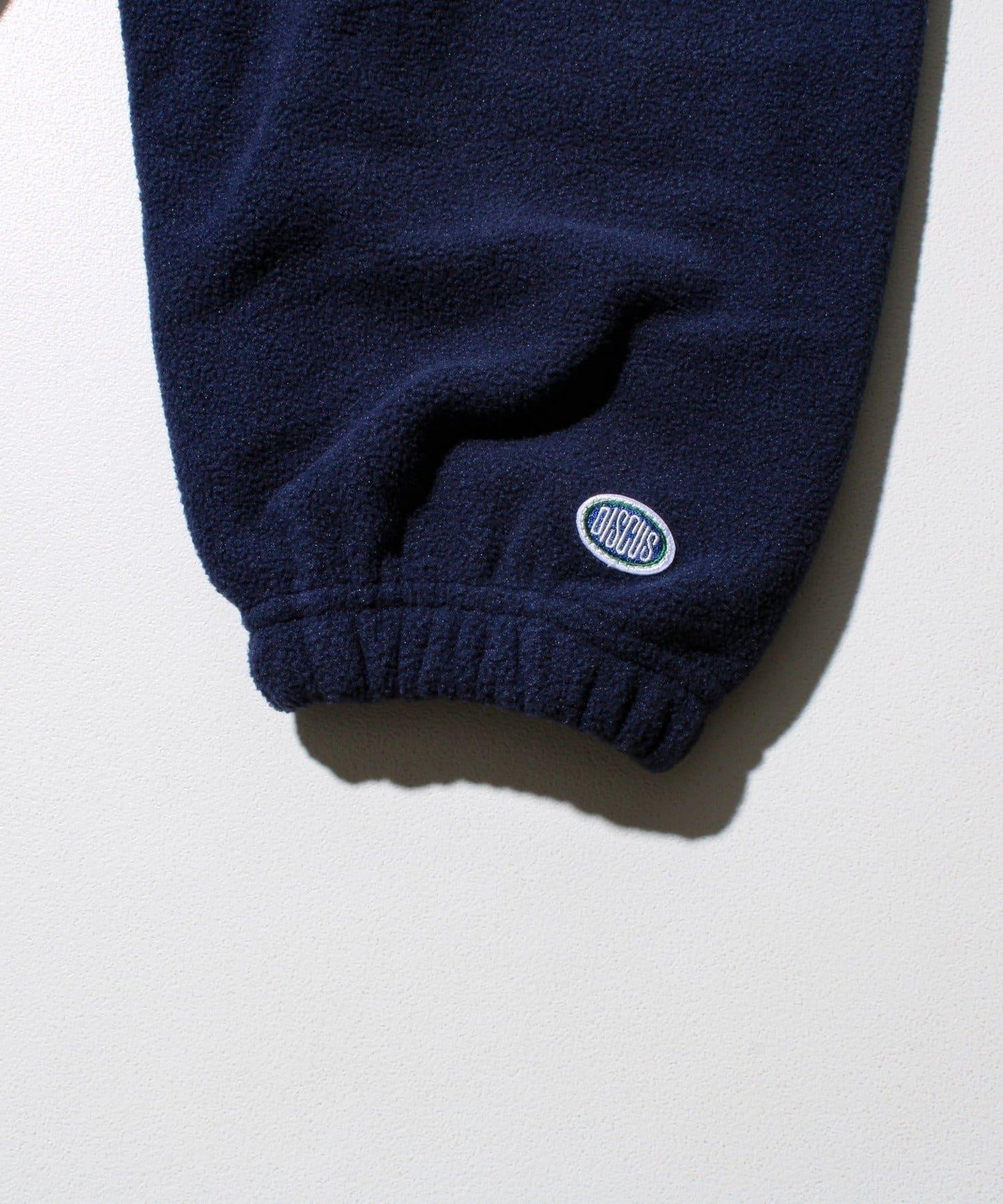 【DISCUS】男女同款拼色滾邊半拉鍊套頭衫