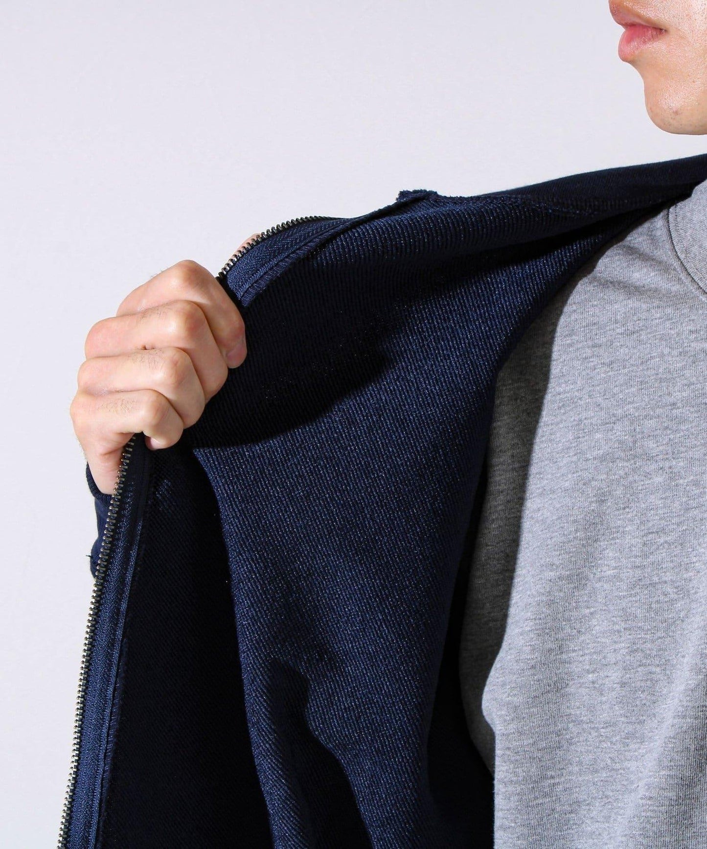 【JACKPURCELL/ジャックパーセル】精梳棉衛衣面料全拉鍊連帽衛衣