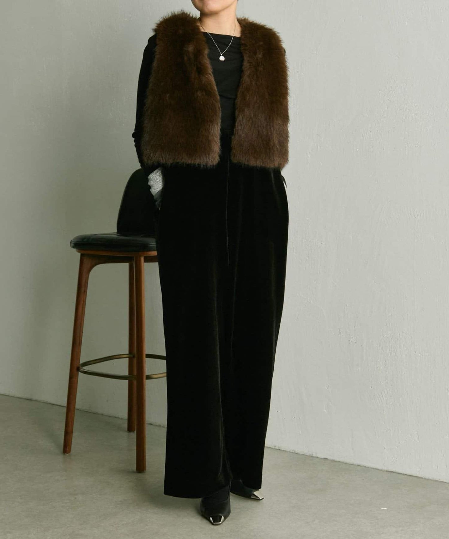 前後兩穿天鵝絨揹帶褲【SUM1 STYLE】