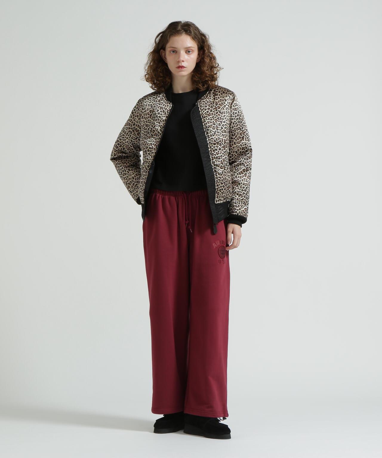 《WOMAN》LEOPARD LOGO MA-1