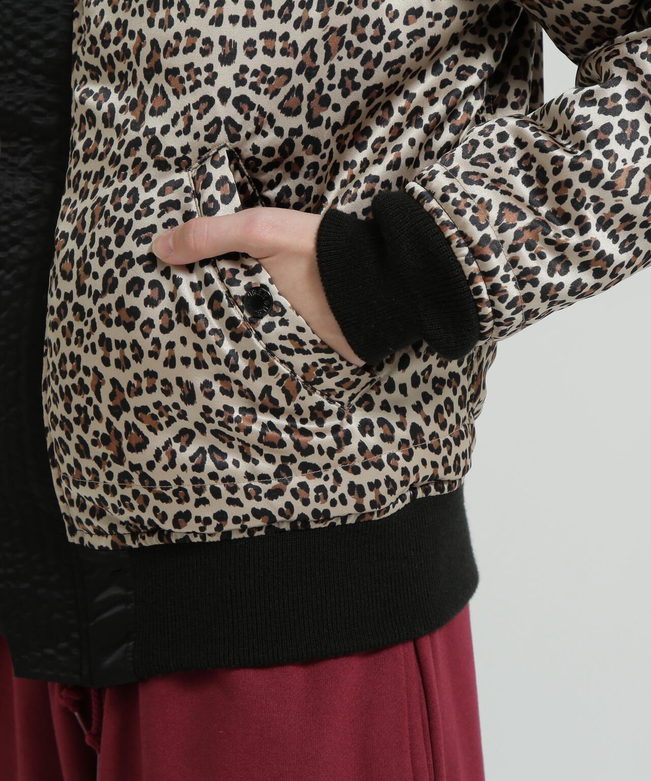 《WOMAN》LEOPARD LOGO MA-1