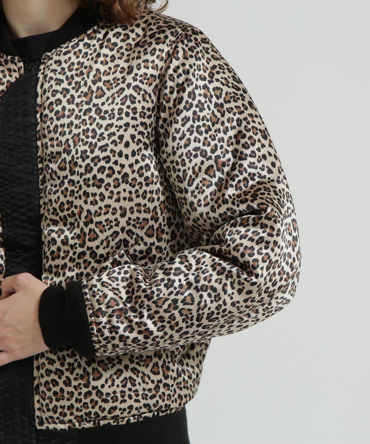 《WOMAN》LEOPARD LOGO MA-1
