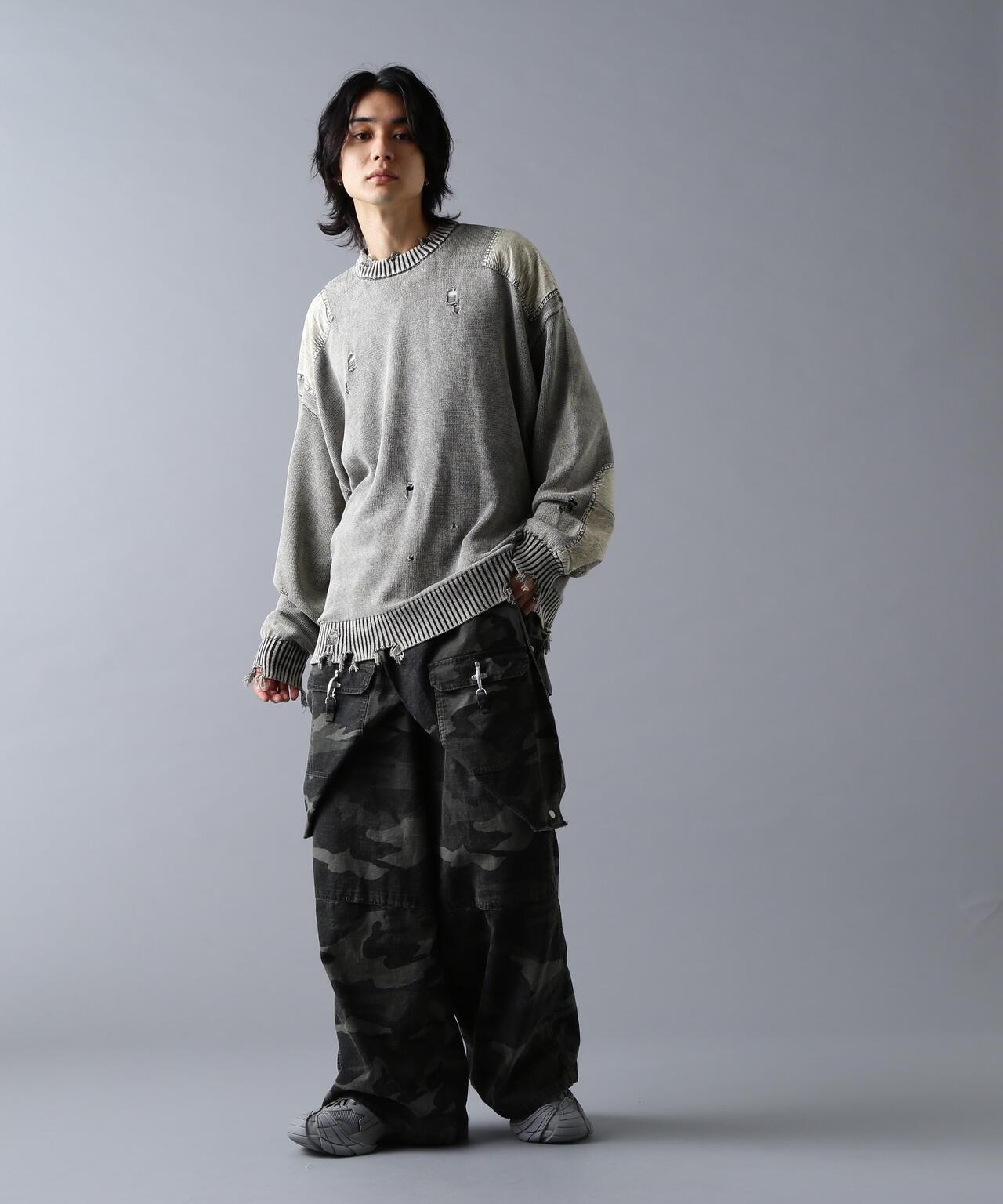 DankeSchon/ダンケシェーン/MILS KNIT CREWNECK