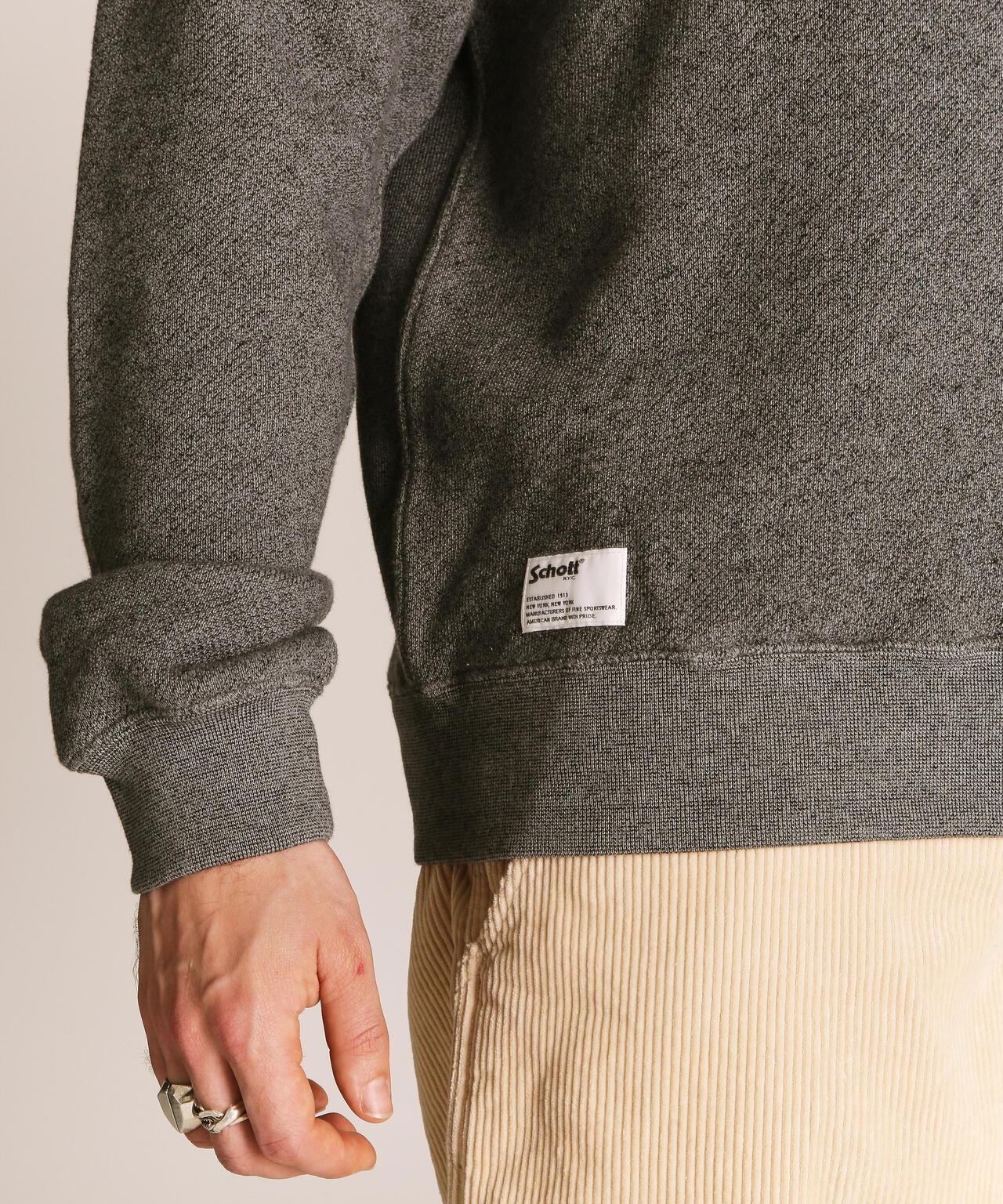 SALT AND PEPPER CREW SWEAT AMERICAN ORIGINAL