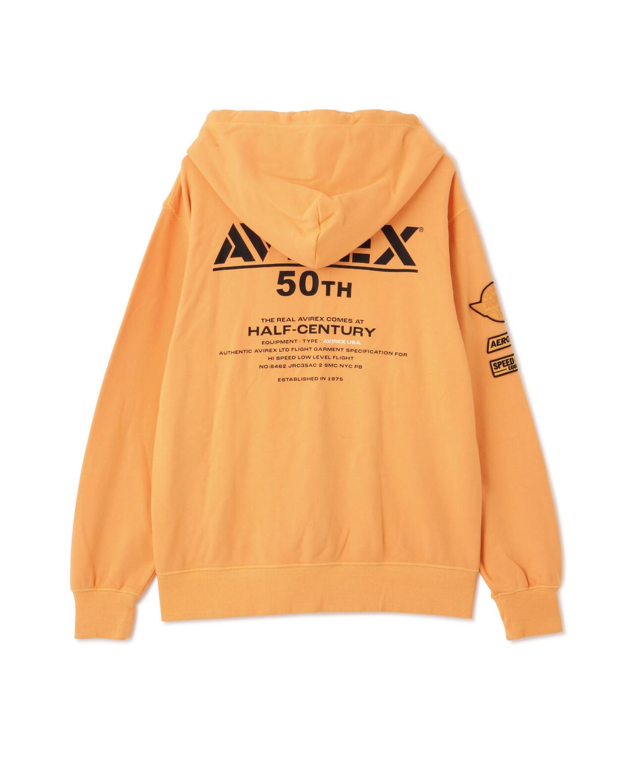 《50th Anniversary》FADE WASH ZIP UP PARKA