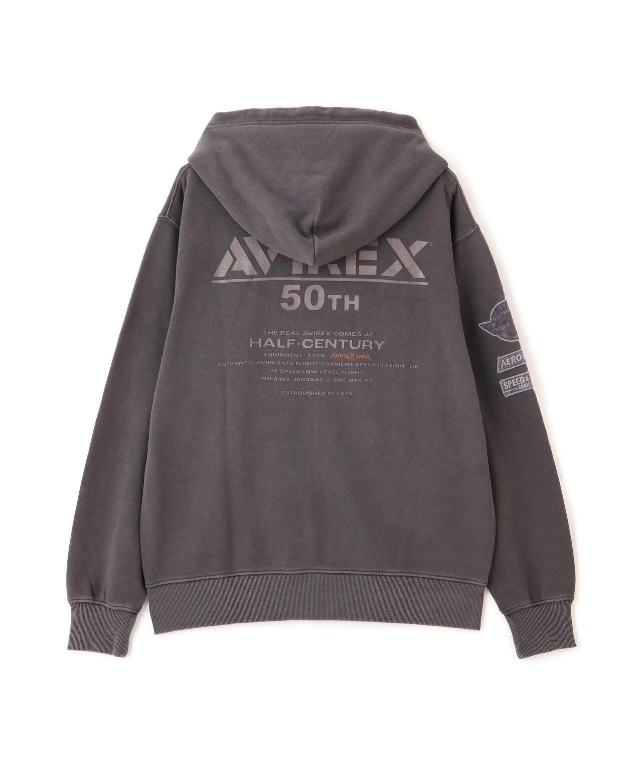 《50th Anniversary》FADE WASH ZIP UP PARKA