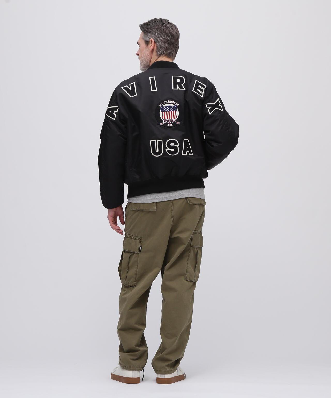 MA-1簽名款大標誌飛行夾克 / AVIREX