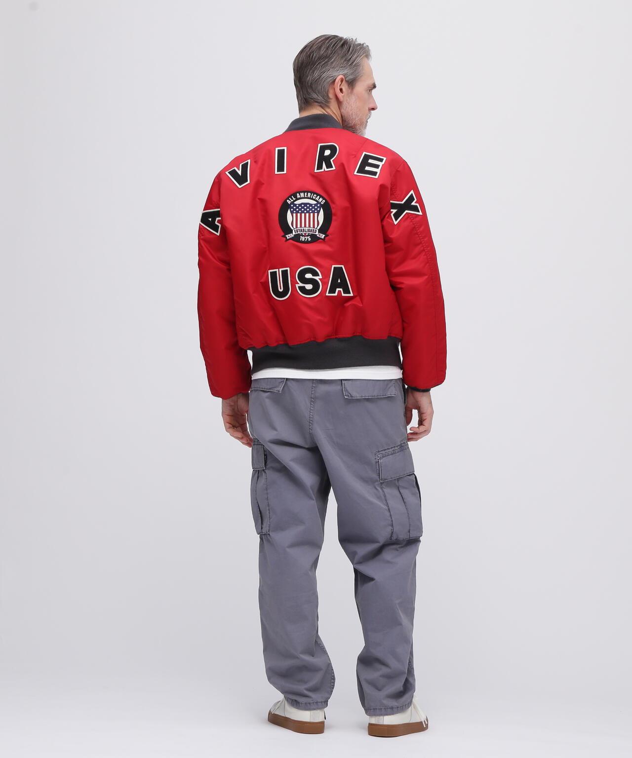 MA-1簽名款大標誌飛行夾克 / AVIREX