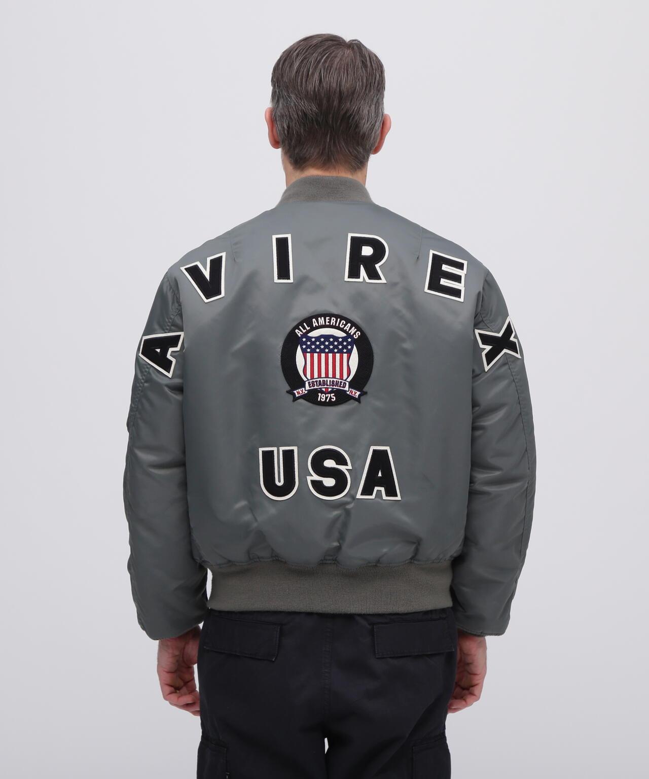MA-1簽名款大標誌飛行夾克 / AVIREX
