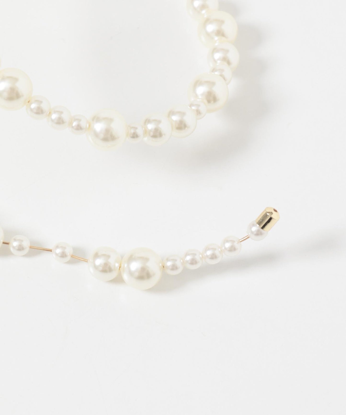 隨機珍珠髮飾鐵絲