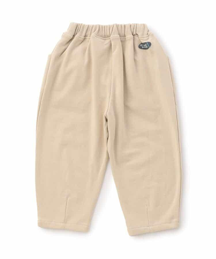 桶型剪裁褶皺長褲(可成套搭配) 十分褲