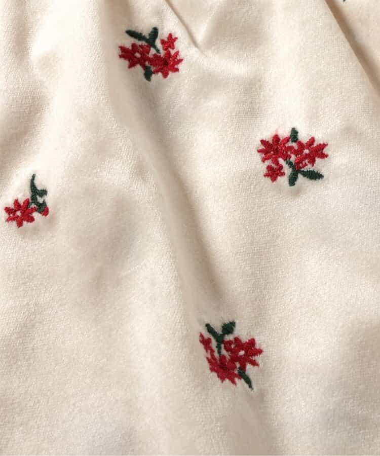 【リンク】刺繍ティアードドッキングワンピ