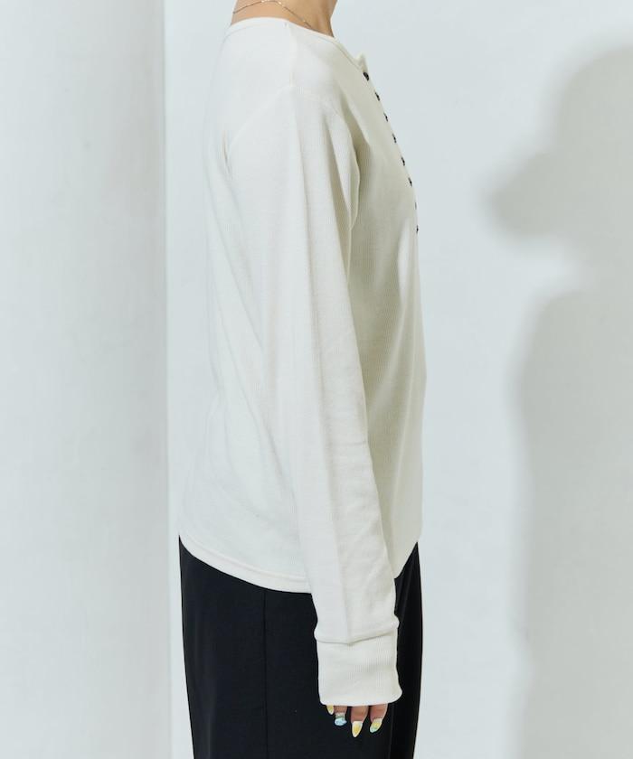 Ginger ヘンリーネック ロング スリーブ トップス【限定展開】