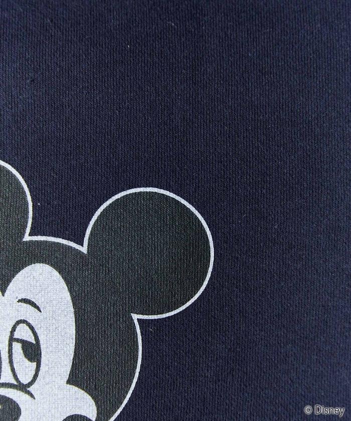 別注/Mickey Mouse/ミッキーマウス/前後 プリン トvintage 加工 スウェット【限定展開】