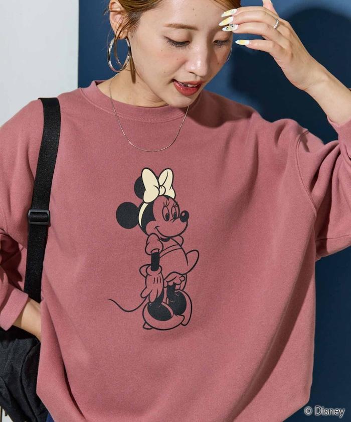 特別款/Minnie Mouse/米妮/前後印花復古工藝衛衣