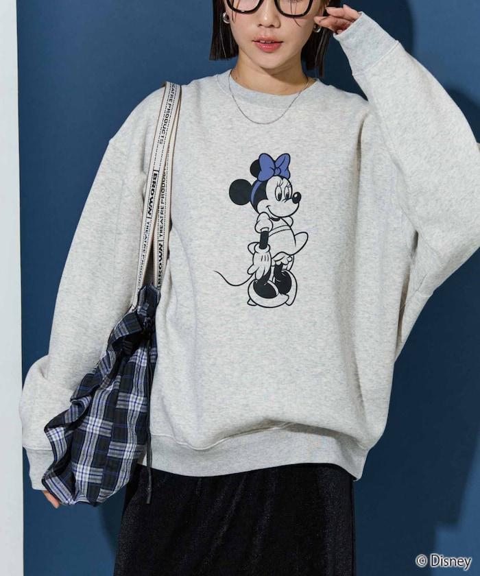 特別款/Minnie Mouse/米妮/前後印花復古工藝衛衣