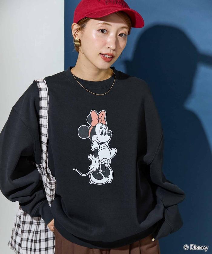 特別款/Minnie Mouse/米妮/前後印花復古工藝衛衣
