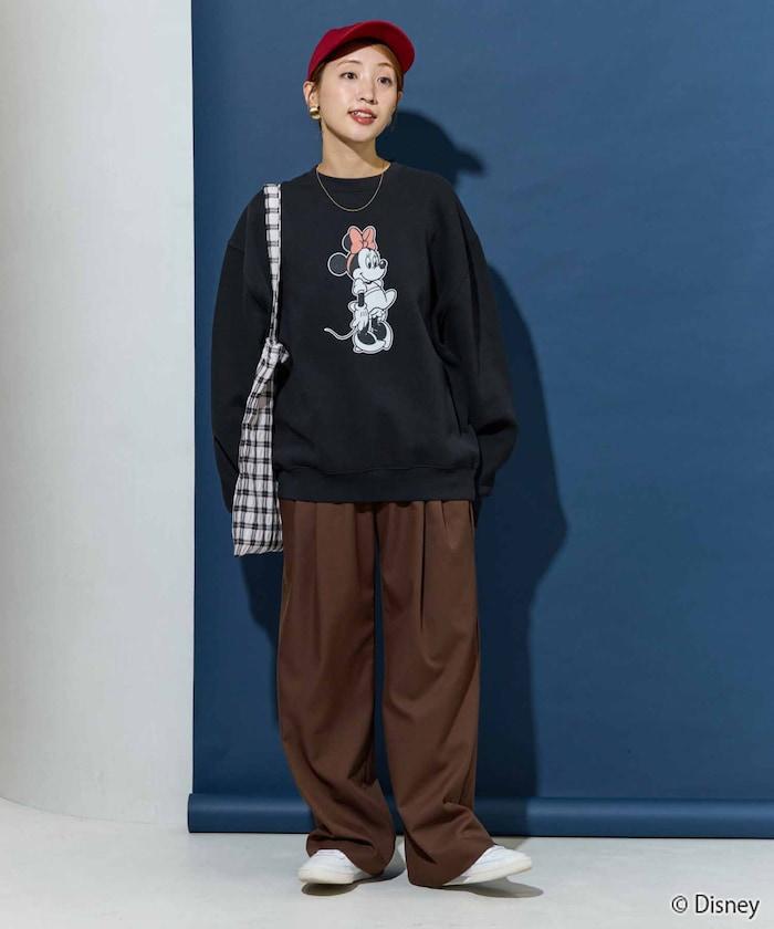 特別款/Minnie Mouse/米妮/前後印花復古工藝衛衣