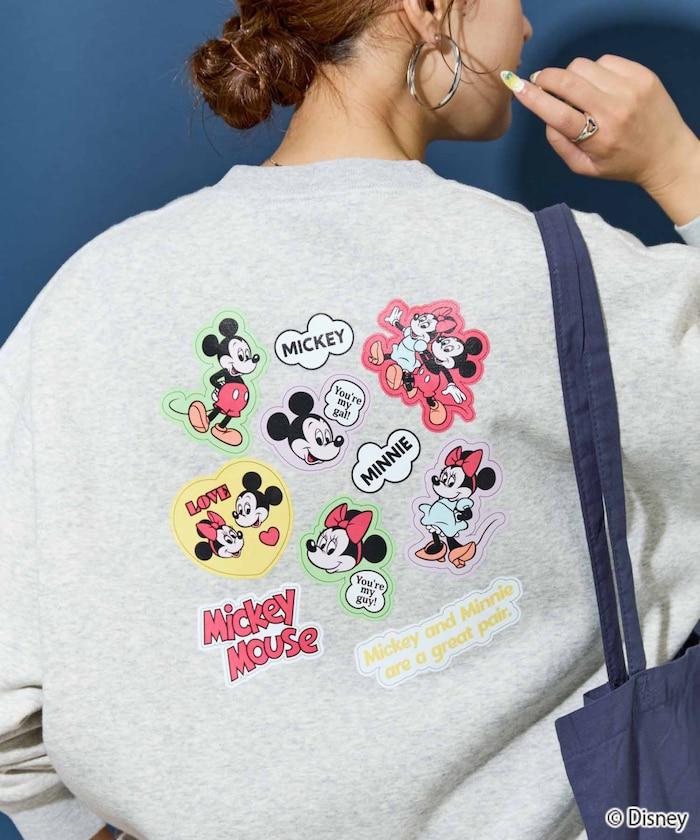 特別款/Mickey Mouse&Minnie Mouse/米奇&米妮/背面印花衛衣