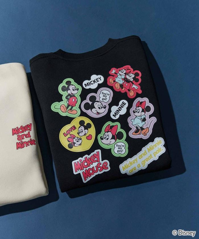 特別款/Mickey Mouse&Minnie Mouse/米奇&米妮/背面印花衛衣
