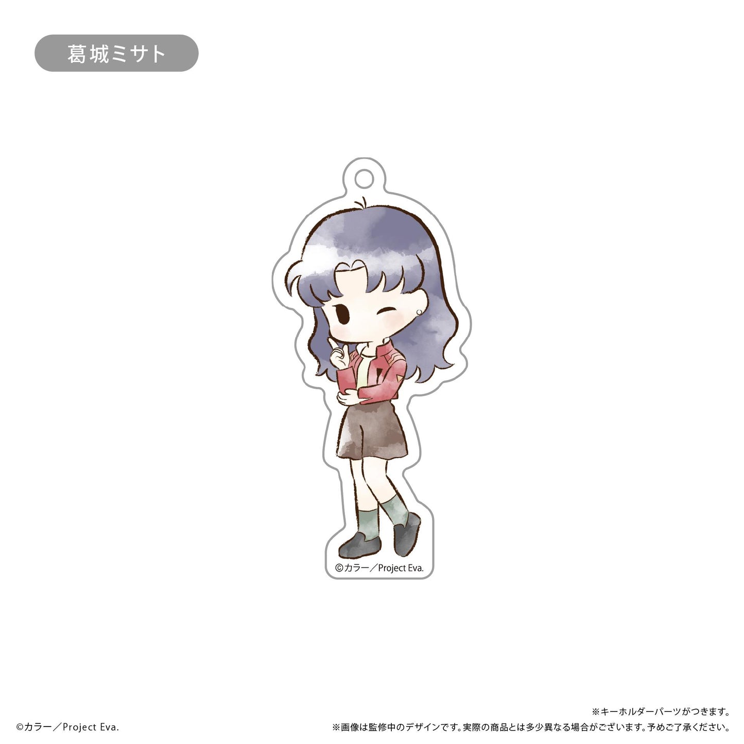 新世紀福音戰士 復古風亞克力鑰匙扣 【全套BOX/6個裝】