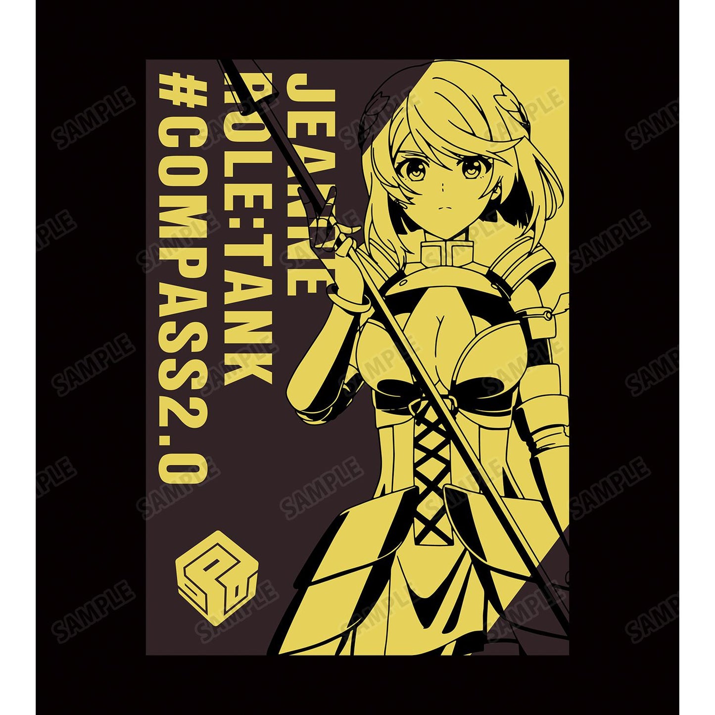 #コンパス2.0 戰鬥機理解析系統(尺碼/XL)貞德背面印花連帽衛衣男女同款