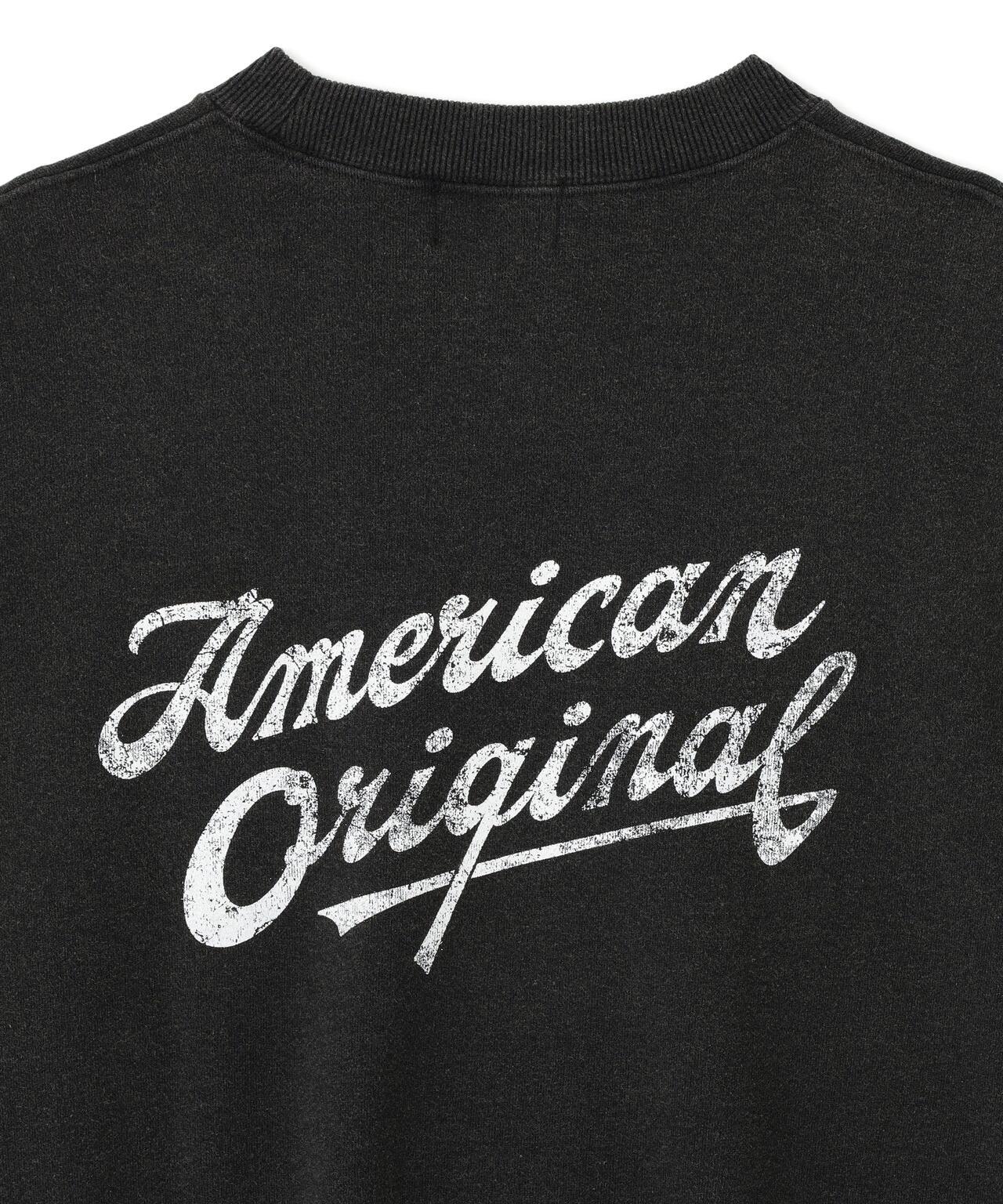 AMERICAN ORIGINAL雪洗圓領衛衣