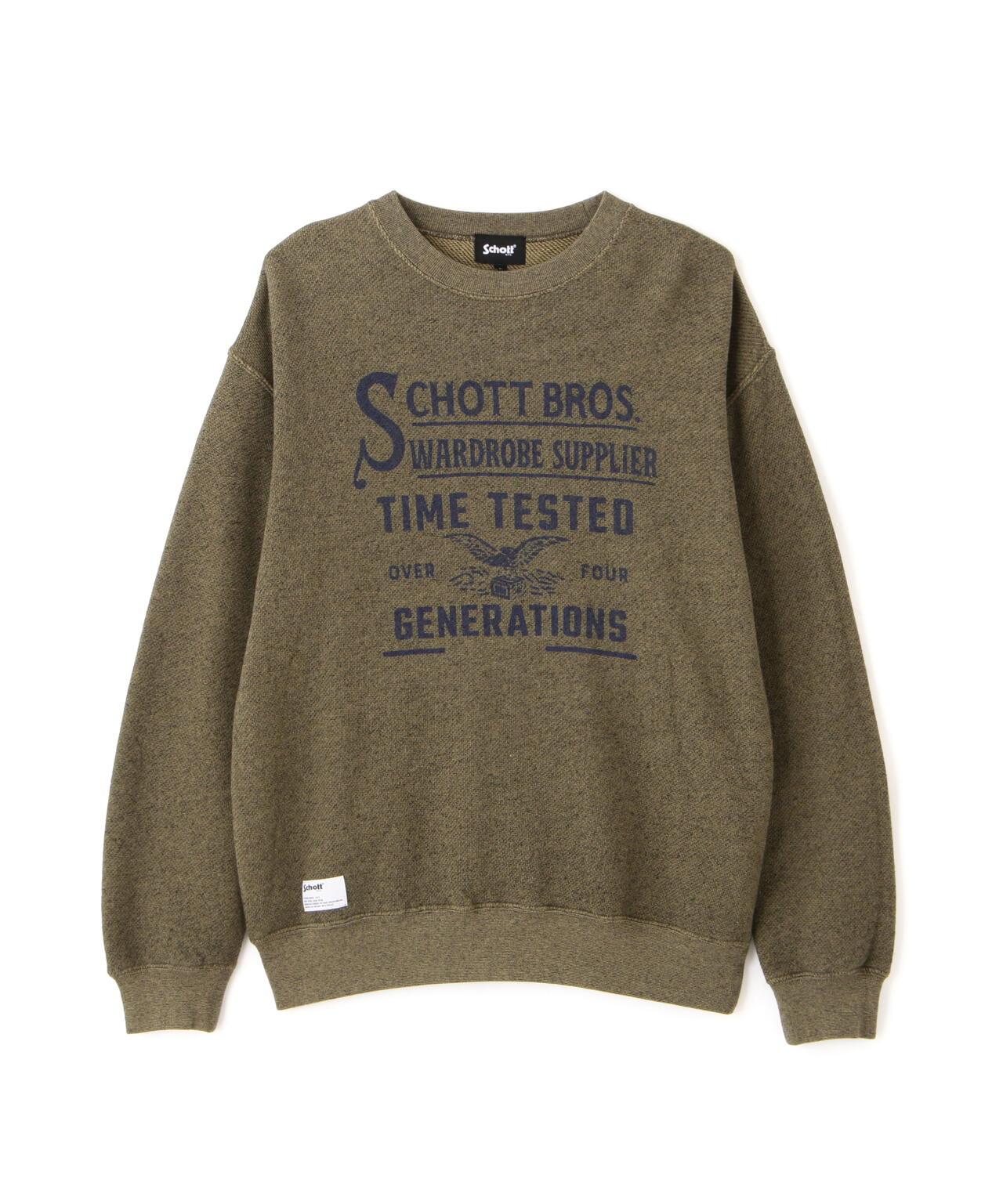 SALT AND PEPPER圓領衛衣 TIMETESTED FOUR GENERATIONS