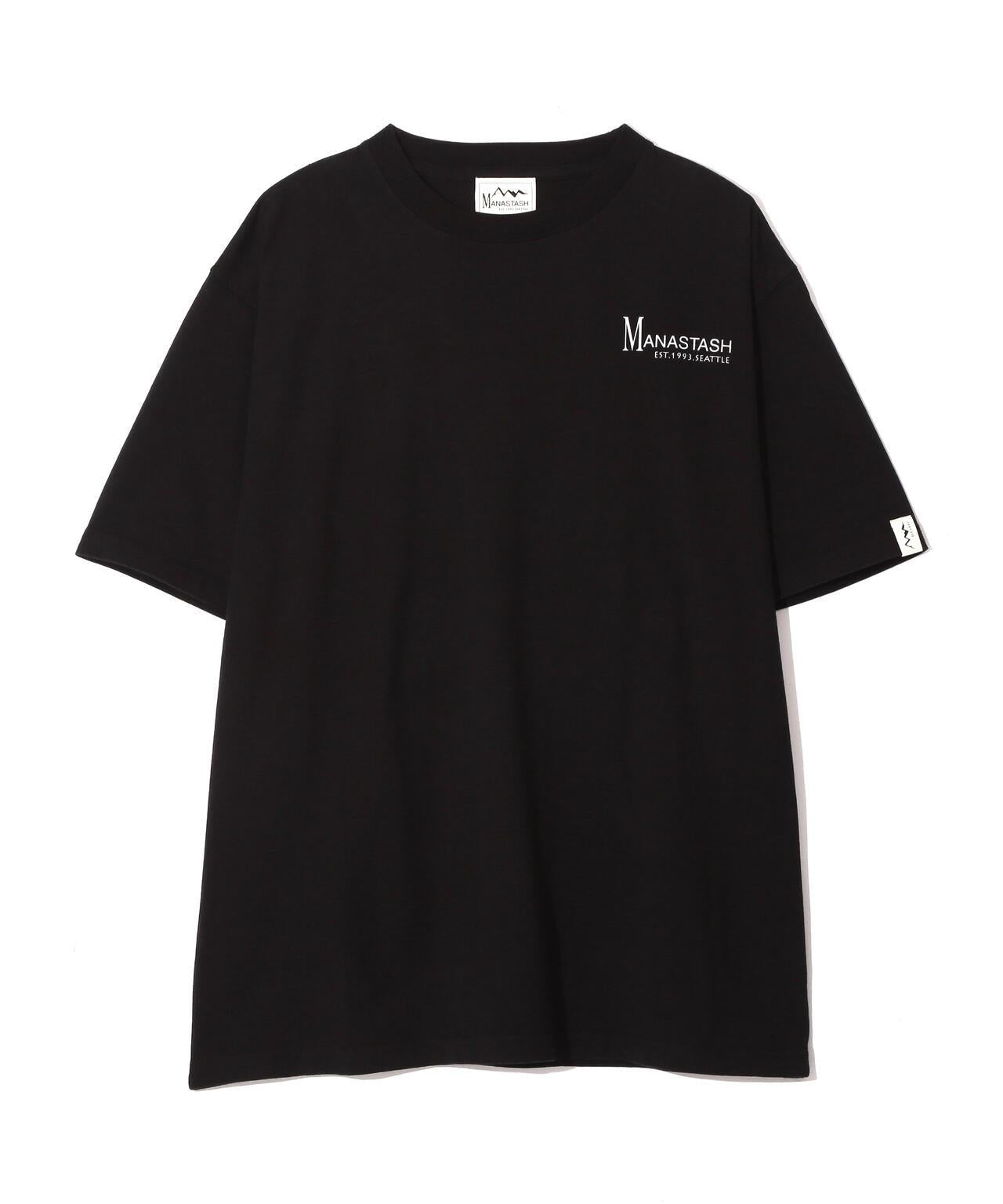 MANASTASH MANA刺繡LOGO短袖T恤