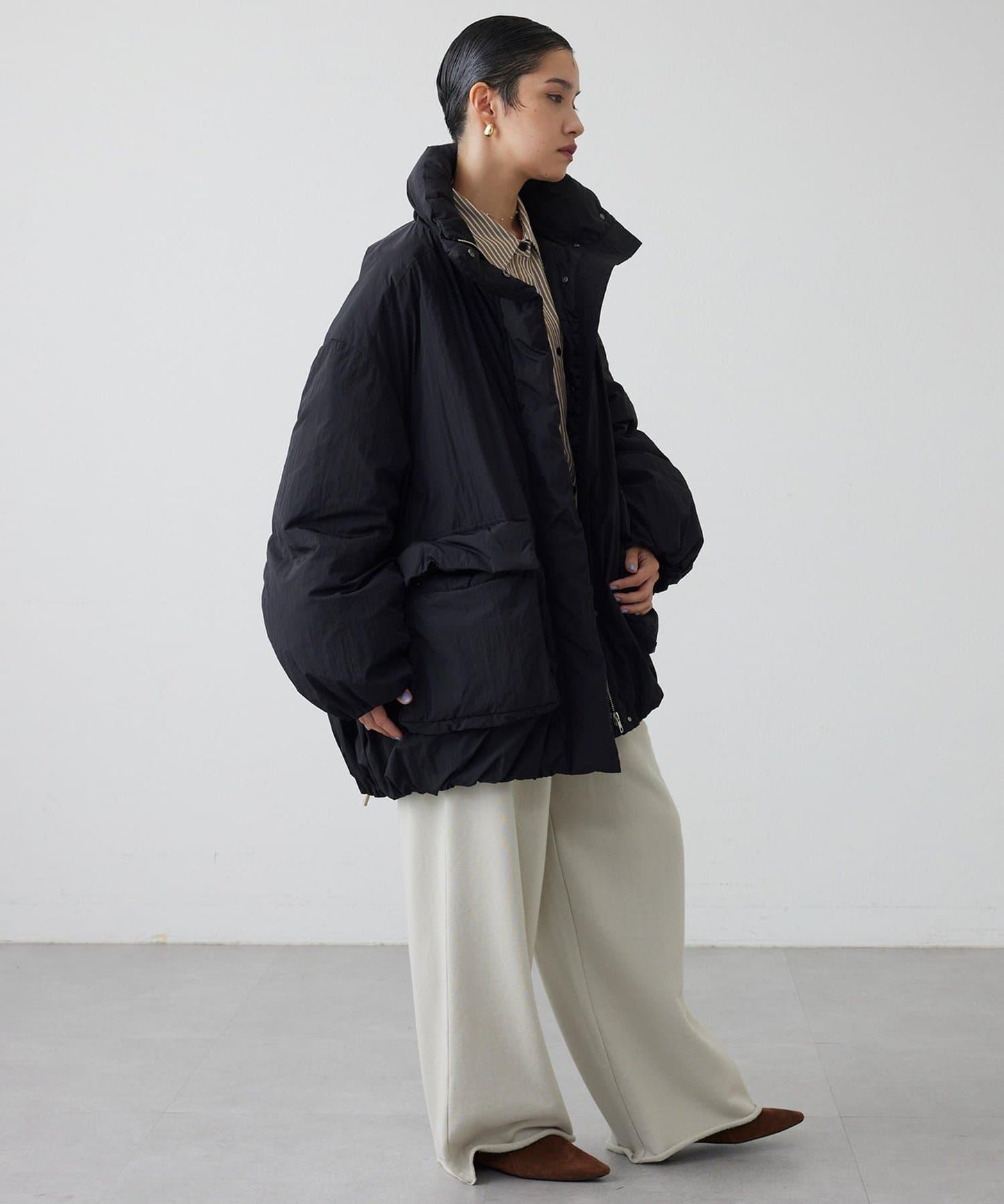 【THE PAUSE】中長款羽絨服