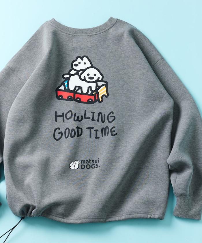 matsui×FREAK'S STORE 特別款「旅行」抽繩後背印花圓領衛衣