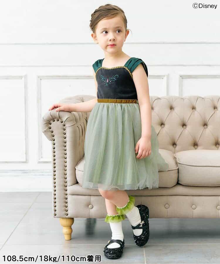 迪士尼角色網紗連衣裙