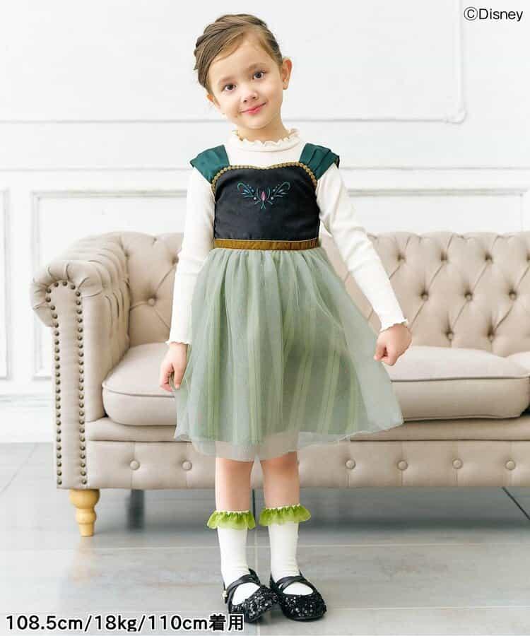 迪士尼角色網紗連衣裙