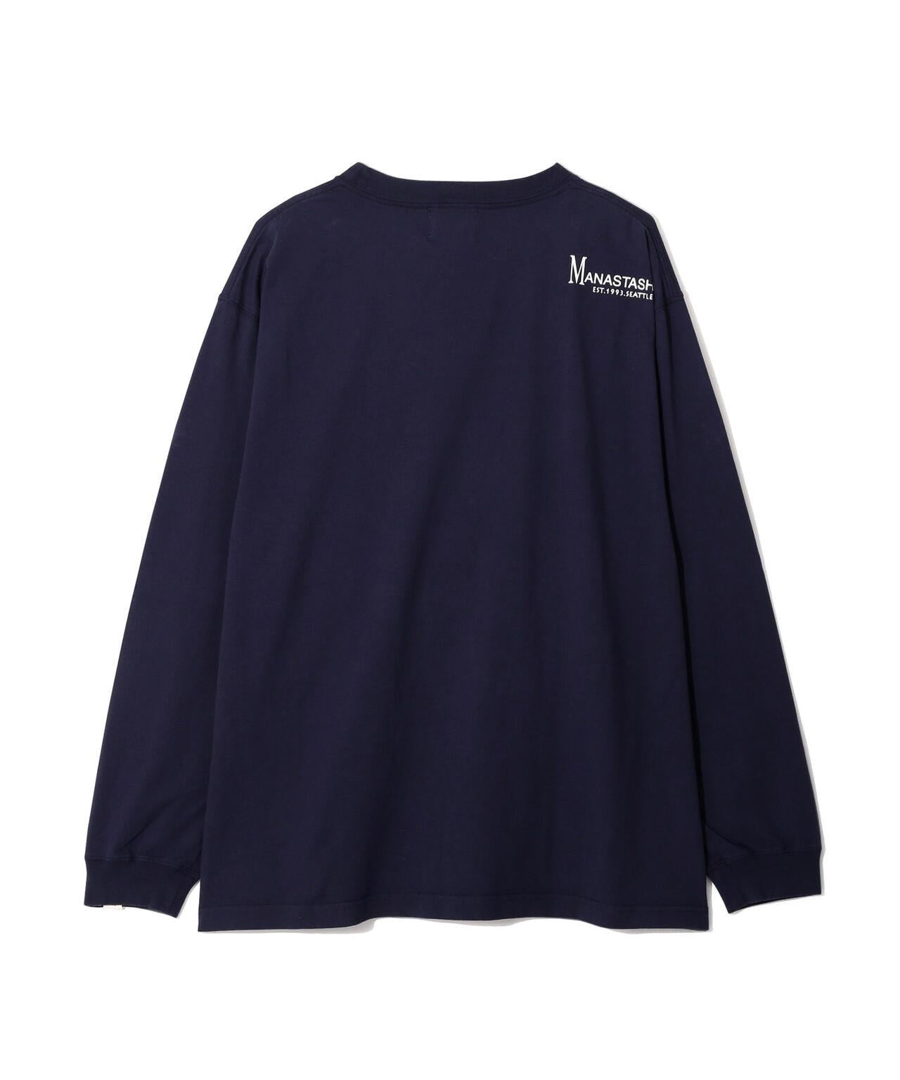 MANASTASH 刺繡LOGO長袖T恤
