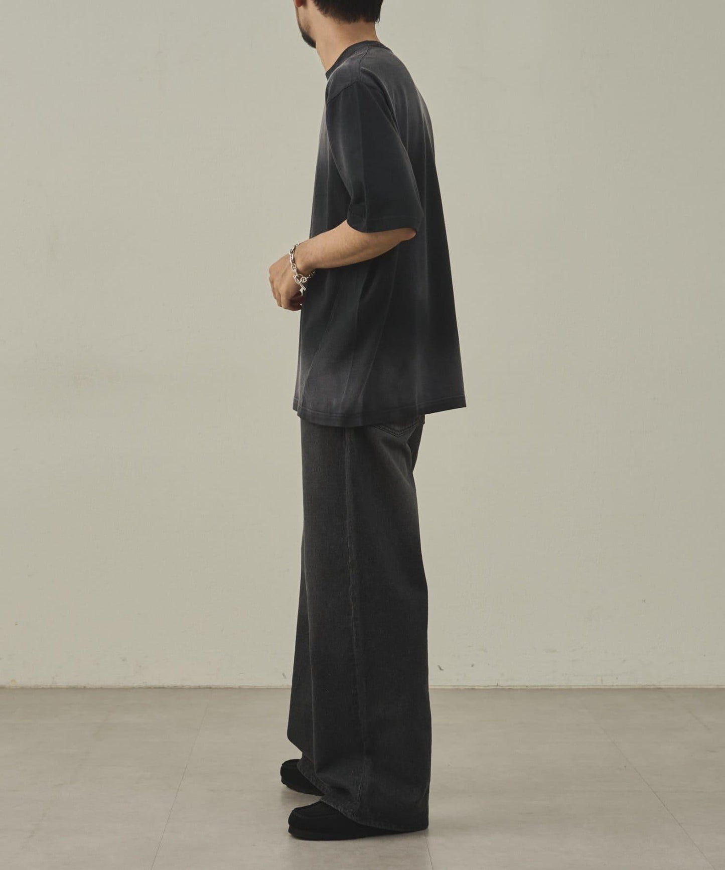 【paradigm】氣烤天竺硫化染噴霧T恤