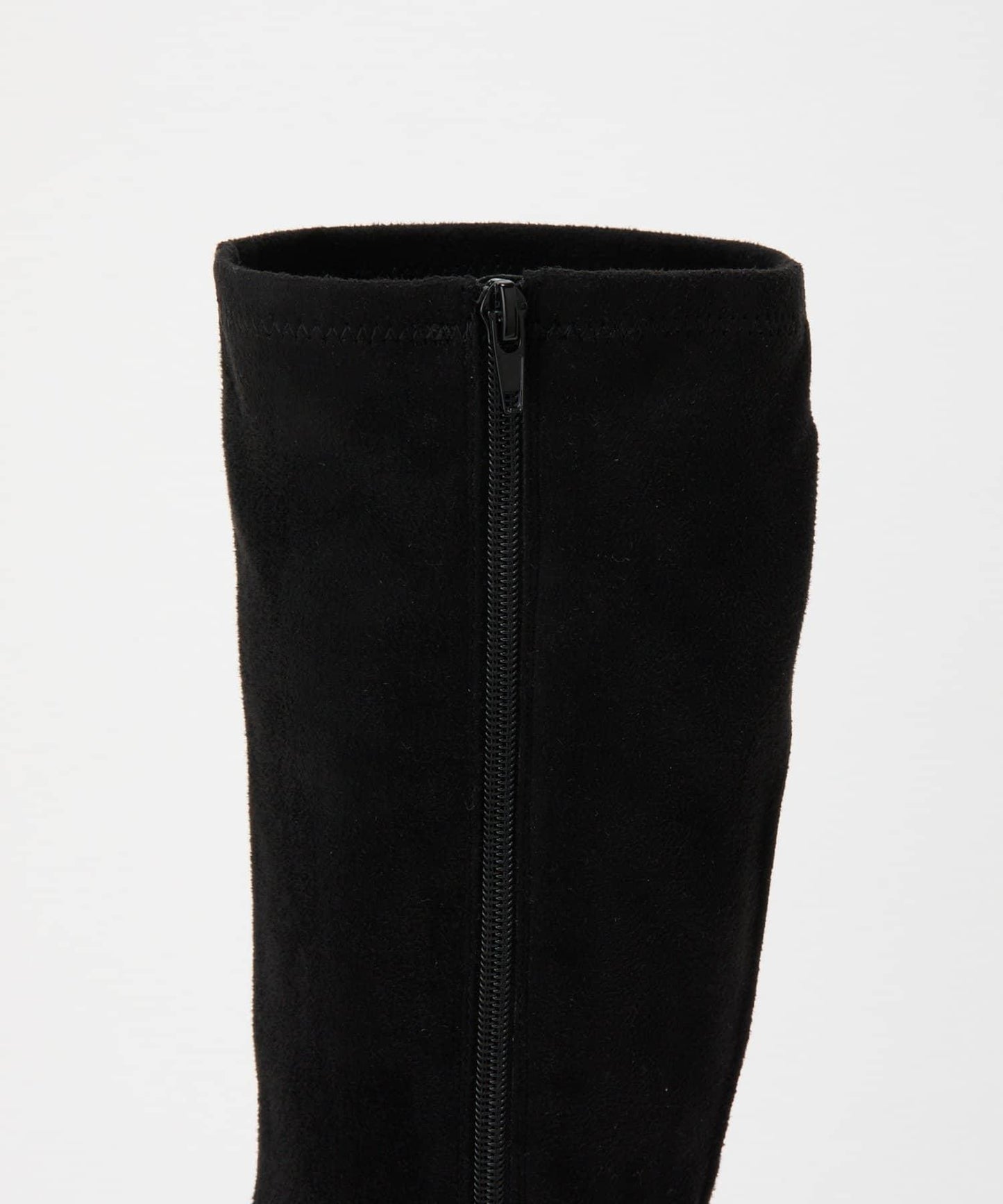 方頭高跟彈力靴