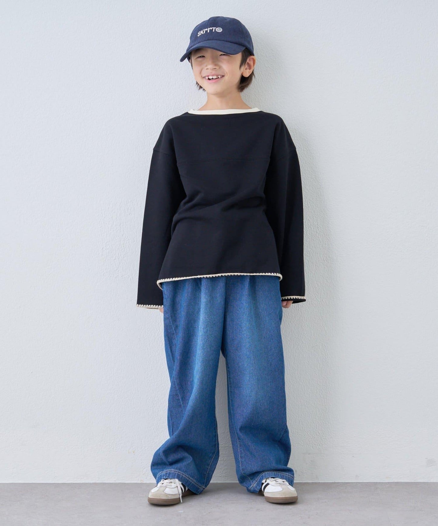 【KIDS】蛤殼拼接撞色衛衣