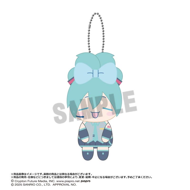《初音未來》×大耳狗_坐姿俱樂部毛絨公仔掛件【BOX/6包入】