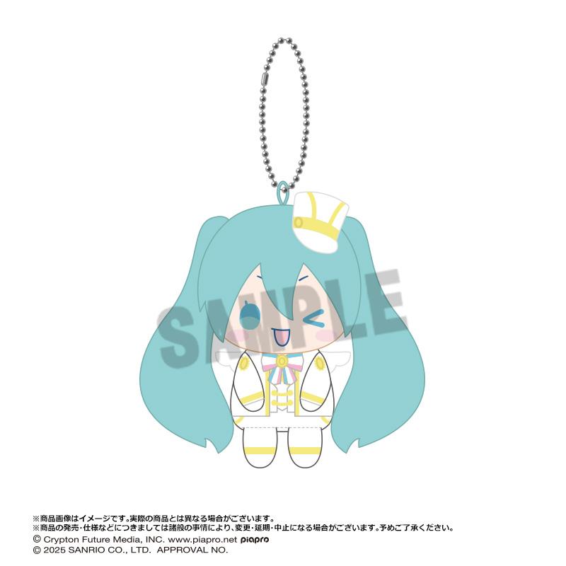 《初音未來》×大耳狗_坐姿俱樂部毛絨公仔掛件【BOX/6包入】