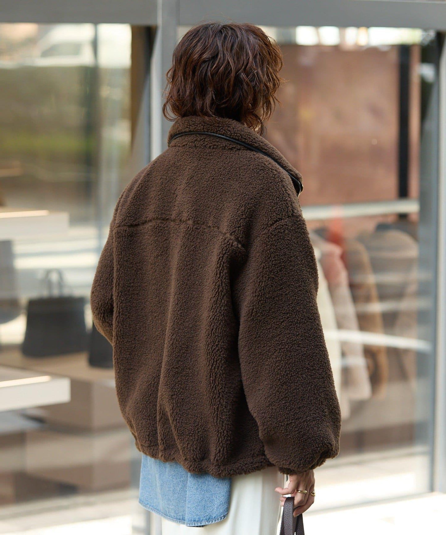 【復刻/溫暖質感】泰迪絨拉鍊大衣/預計11月上旬發貨