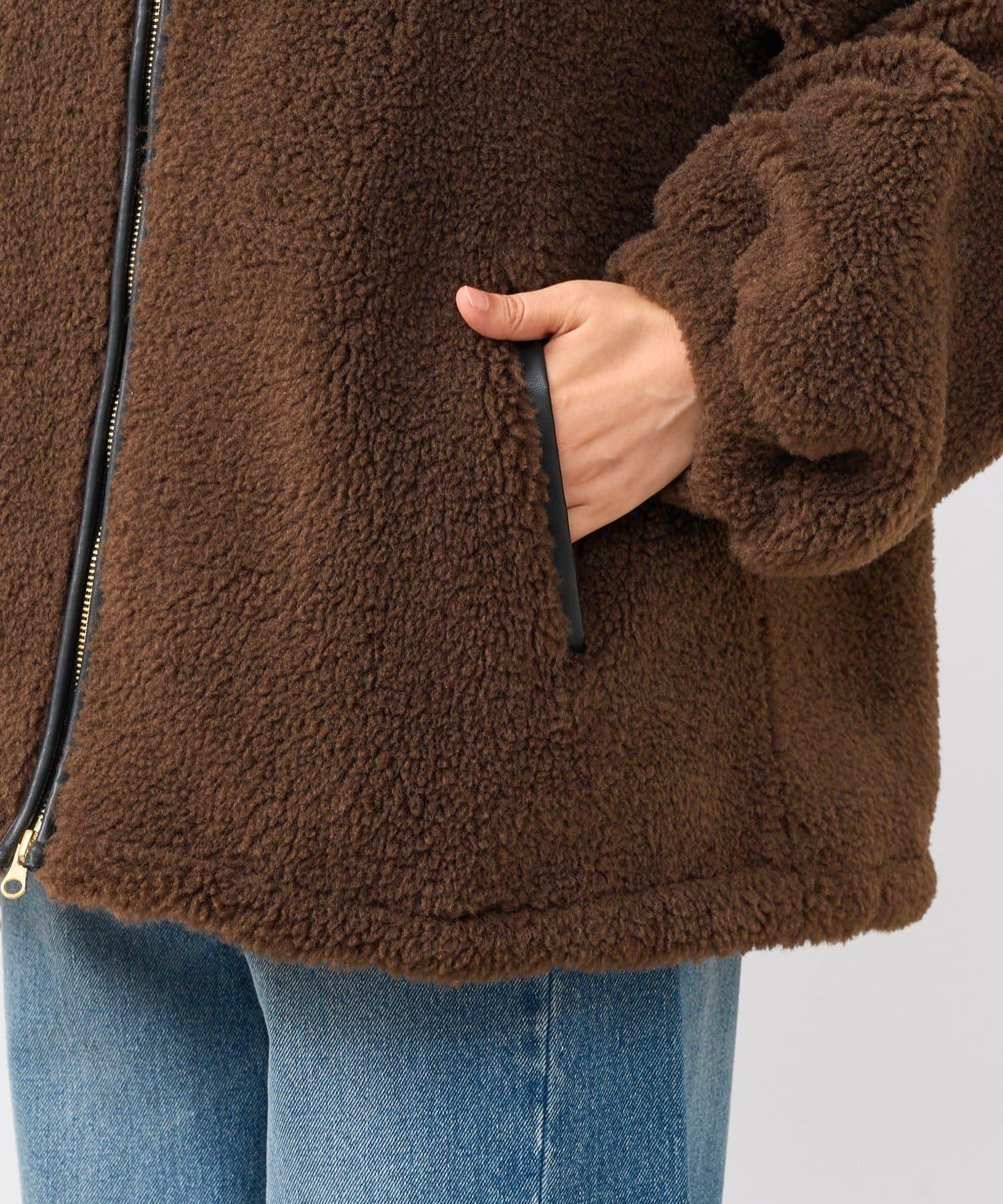 【復刻/溫暖質感】泰迪絨拉鍊大衣/預計11月上旬發貨