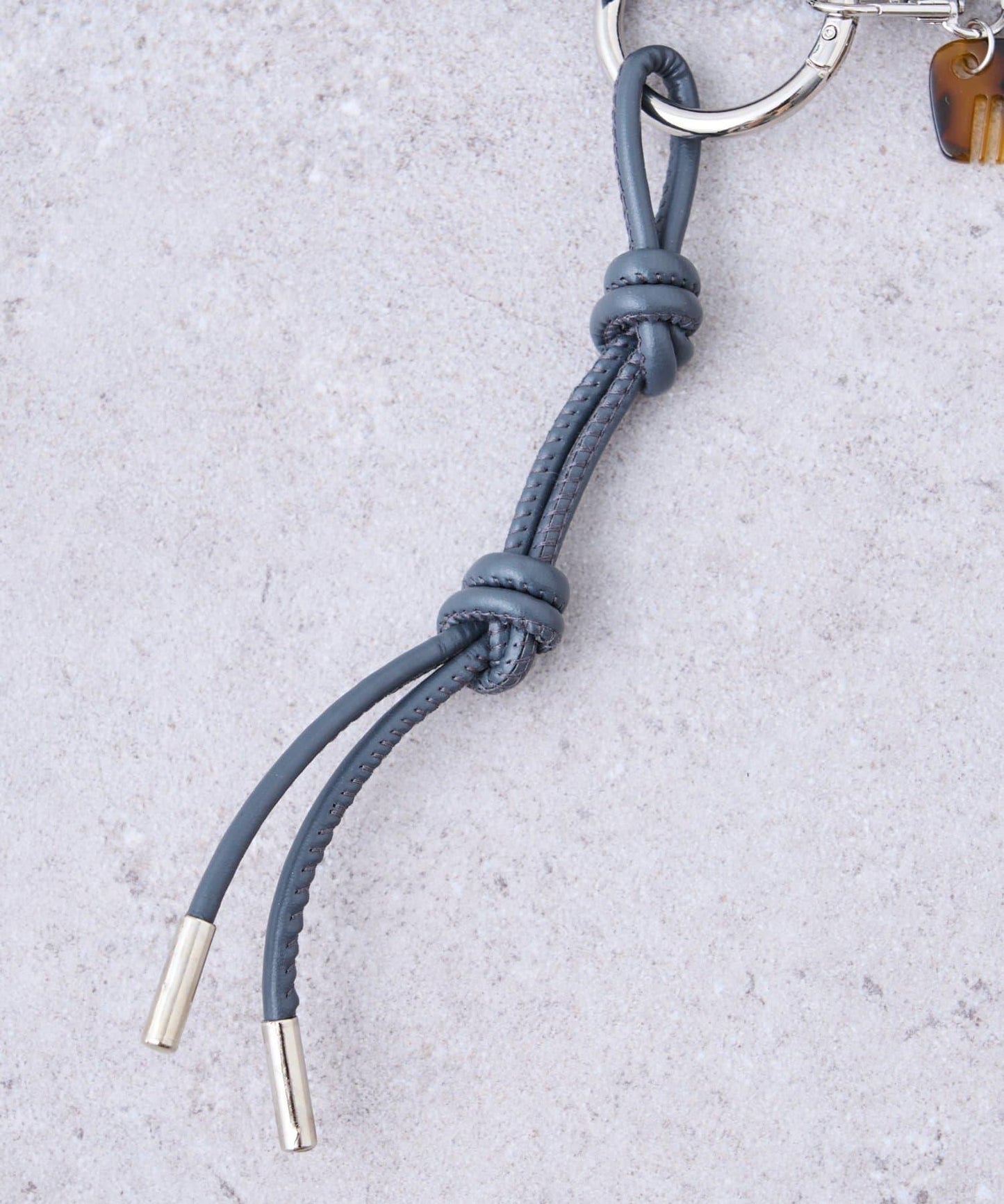 愛心皮革鑰匙掛件