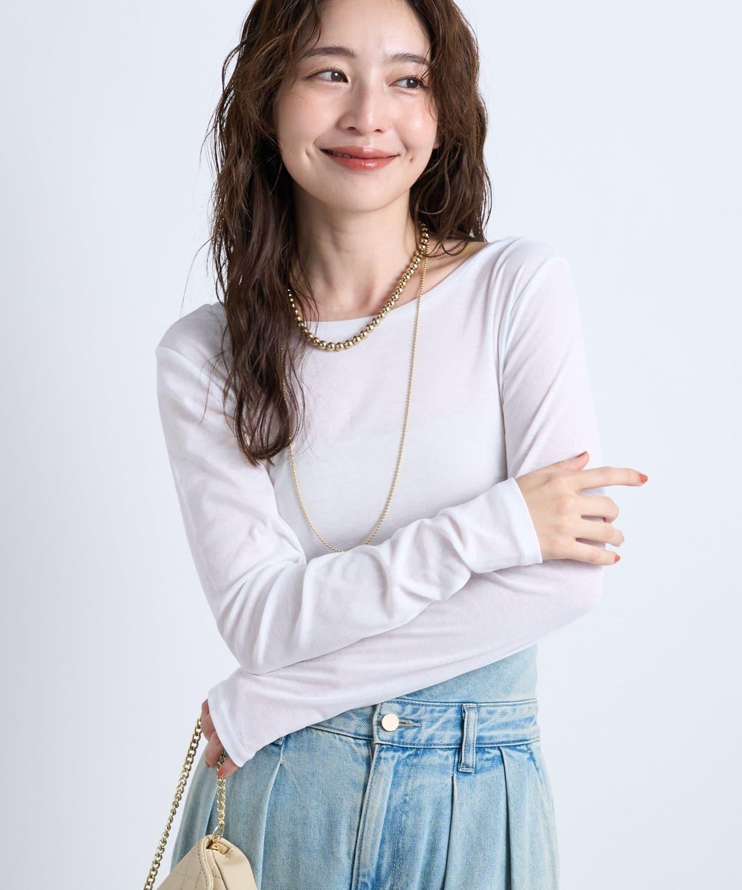 【La boutique BonBon】前後兩穿透視針織衫
