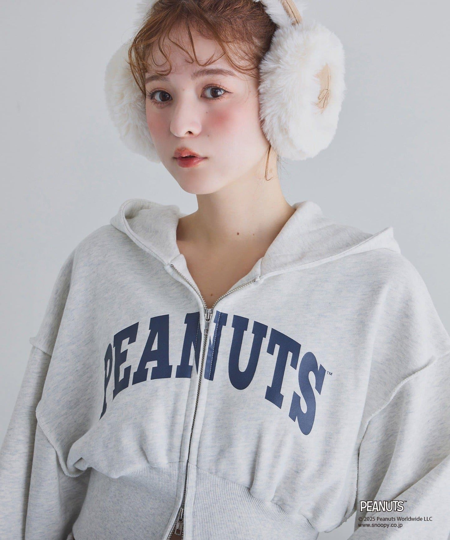 【《PEANUTS》聯名】史努比刺繡連帽衛衣